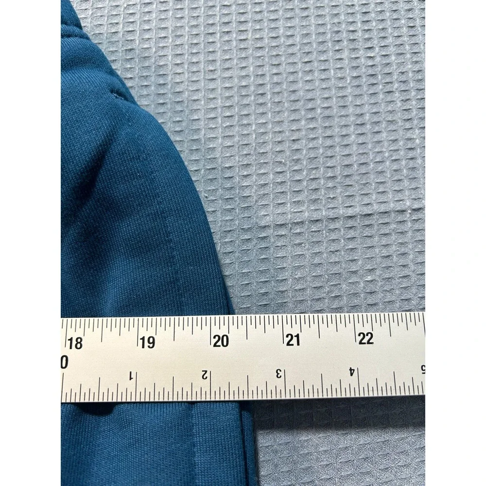 Nike Solo Swoosh Fleece Sweatpants Mens Sz‎ M Teal Blue